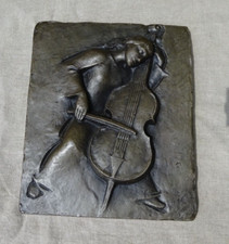 Platte Buderus Cello Spielerin