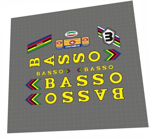 Basso track frame decal kit - basso,