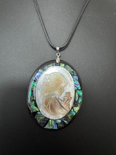 Anhänger abalone kamee - anhänger, xl