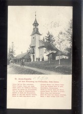 Schlesien-alte Ansichtskarte 1914 Freiwaldau Oest.Schlesien-St.Anna Kapelle