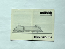 Märklin H0 ÖBB Taurus 1016/1116 Anleitung Beschreibung Original aus 11/00 Top !
