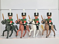 Husar Garde Soldat Offizier General Napoleon Figur Grün Stiefel Tschako S2R9B4