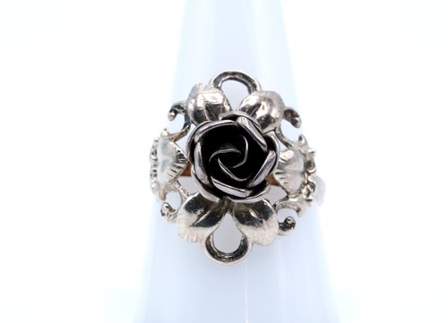 Vintage tracht rose ring - tracht, 925