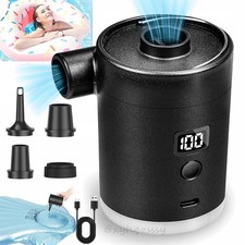 4000mAh Elektrische Luftpumpe Pumpe Vakuumpumpe Akkupumpe für Luftmatratze Mini