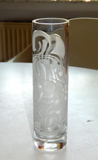 Vase Rosenthal Glas signiert