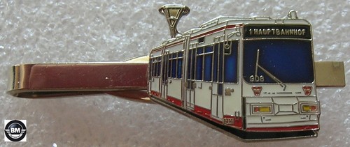 Krawattenklammer straßenbahn - krawattenklammer,