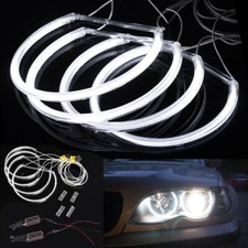 4x CCFL Angel Eyes Standlichtringe Set für BMW E46 Projektor Lampe 146mm+131mm