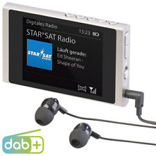 VR-Radio Digitales Slim-Taschenradio DAB+/FM, Akku, Ohrhörer, Alu-Gehäuse