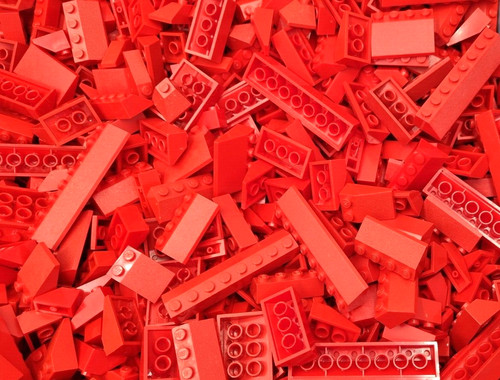 Lego dachsteine rot 100 - lego,