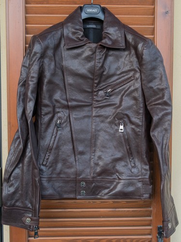 Versace jacke lederjacke - -,