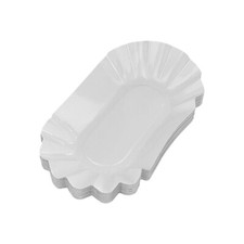 Weiße Pappschüsseln