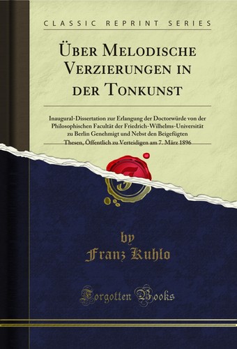 über melodische verzierungen - Über,