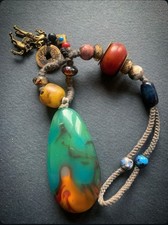 DZI BEAD, Tibet,  Buddha