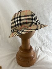 VINTAGE Burberry Nova Check Bucket Safari Hut Gr. M Wolle