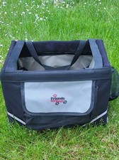 Trixie Fahrradkorb / Box   38 × 25 × 25 cm, schwarz/grau