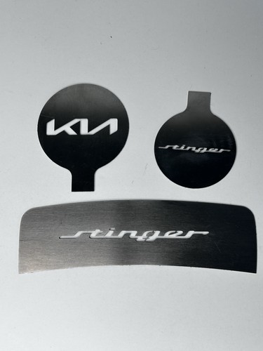 Kia stinger edelstahl inlays - edelstahl,