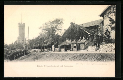 Ansichtskarte jena gasthaus - ansichtskarte, jena,