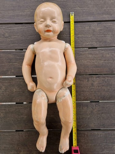 Alte hebammen puppe - alte,