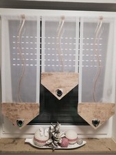 Scheibengardinen, 90-100 cm.