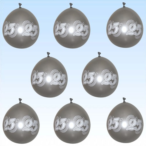 Luftballons jahre 8 stk - , 25