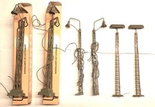 6 Gittermastlampen Konvolut