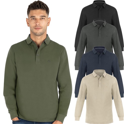 Herren poloshirt langarm - herren, shirt