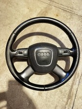 Audi A6 4F Lederlenkrad MuFu & incl. Airbag schwarz Guter Zustand