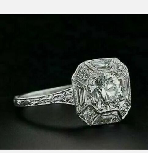 2ct moissanite rund - moissanite,
