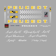 Peugeot PX10, PY10 Bicycle Aufkleber - Decals - Transfers - Nr.0355