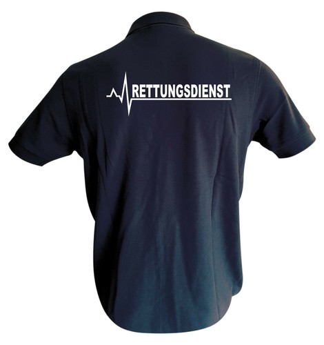 Rettungsdienst poloshirt navy - poloshirt,