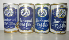 4 KARLSQUELL Stahl  Bierdosen