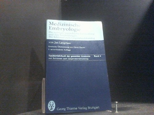 Medizinische embryologie die - embryologie.,