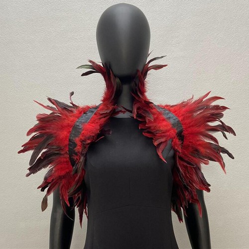 Gothic feder cape dekor - gothic,