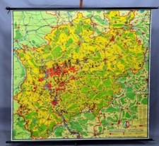 Schulwandkarte NRW Rollbild