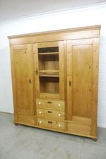 Antiker Kleiderschrank Schrank Vorratschrank aus Weichholz um 1900 zerlegbar