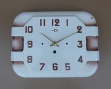 Art Deco Pendeluhr emailliert