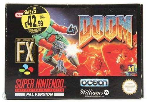 Nintendo snes doom modul - nintendo,