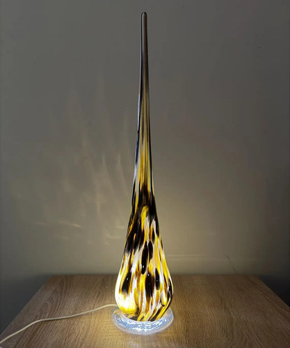 Glasflamme 50cm bernstein - glasflamme,