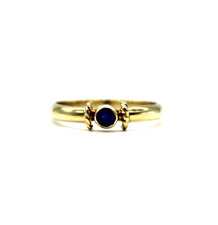 585 gelbgold ring saphir - 585,