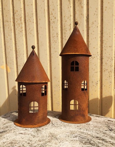 Edelrost turm 42cm - 42cm, 58cm