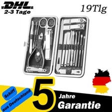 19tlg Nagelpflege Set Etui
