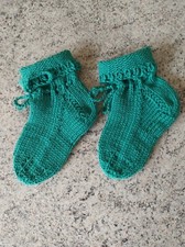 Babysocken-handgestrickt-Neuge