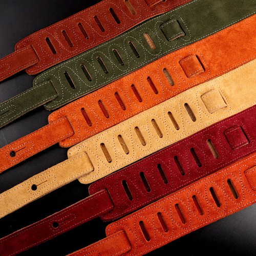 Geniune leder gitarrengurt - leder,