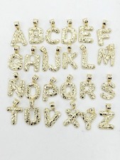 10kt Gold Nugget Initiale