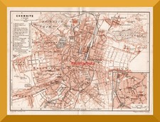 Chemnitz histor stadtplan - chemnitz,