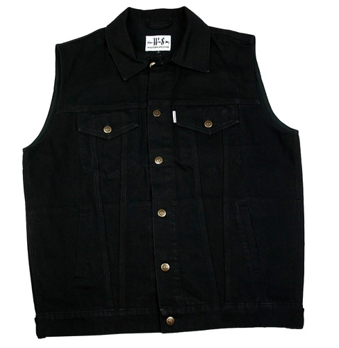 Jeansweste herren denim biker - jeansweste,