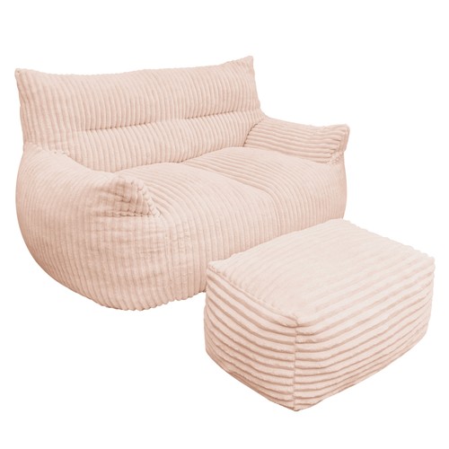 Doppelsitzsack mit hocker - doppelsitzsack,