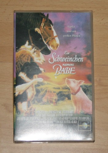 Vhs ein schweinchen babe fsk - vhs,