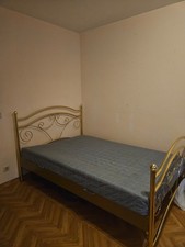 Schönes Messing-Bettgestell mit Lattenrost & Matratze (neu) 140x200 cm für 250€