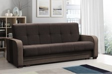 Elegante grau beige stoffcouch - beige,